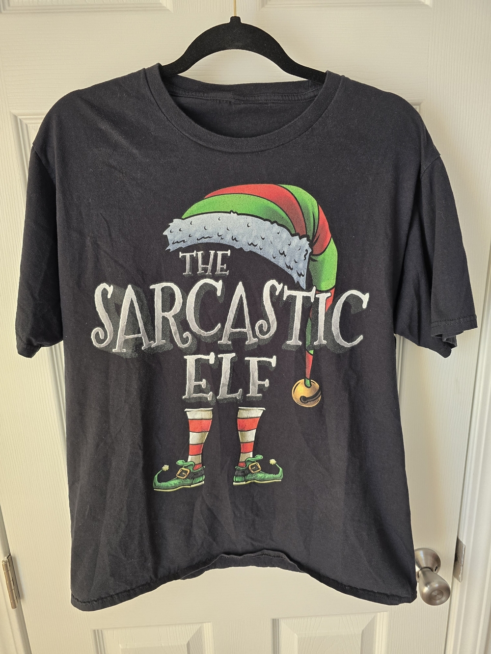 Sarcastic Elf Christmas Holiday Graphic Tee